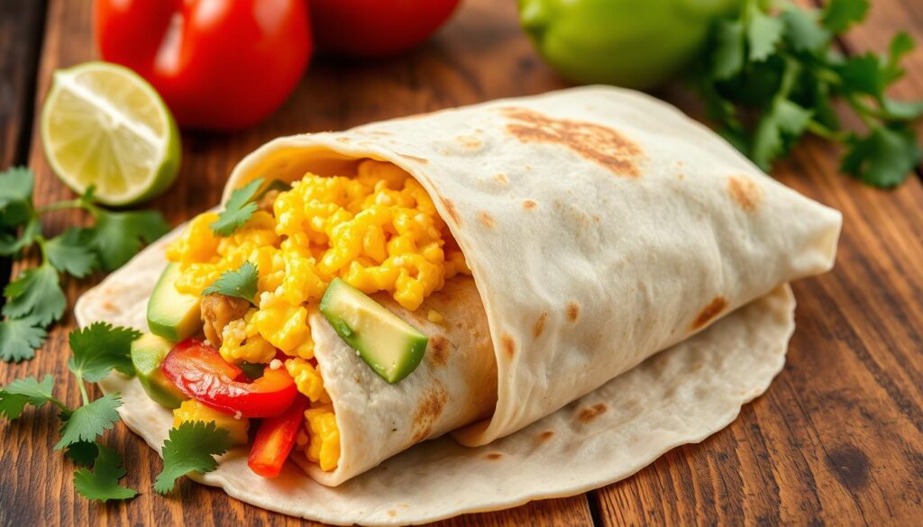 Chicken Breakfast Burritos